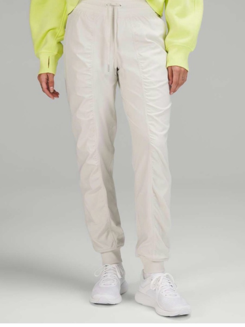 Lululemon Cream Dance Studio Mid-Rise Jogger -size 6